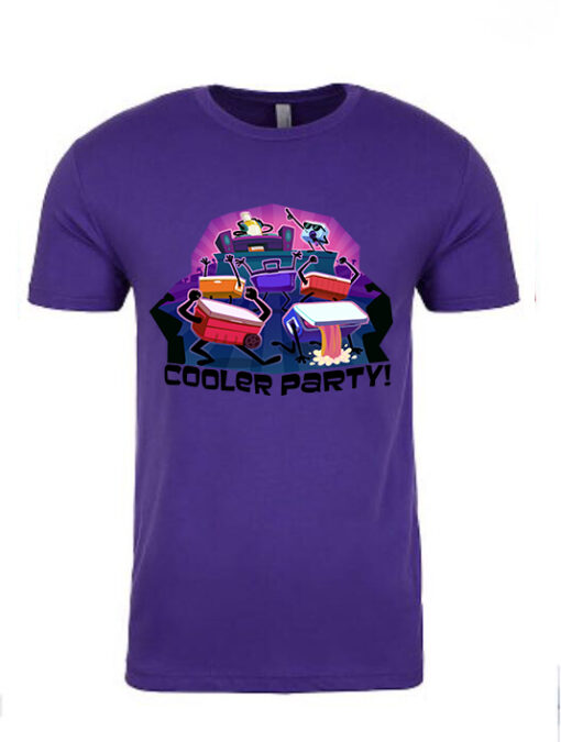 cooler party male purple